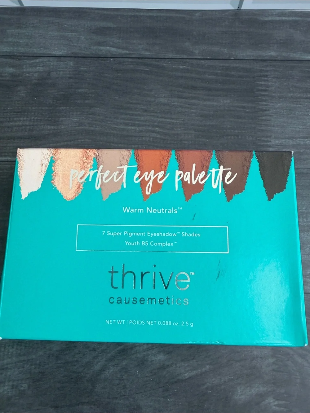 Thrive Causemetics Perfect Eye Palette - Warm Neutrals (Teal Packaging)